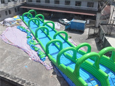Hot Selling Cheap 1000ft Inflatable Slip And Slide The City Street Water Slide For Sale BY-STC-028